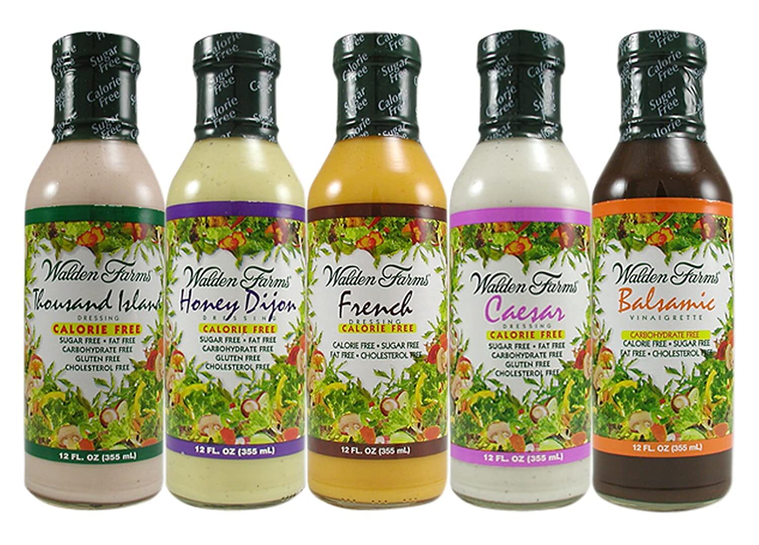 5 pack of Walden Farms dressings