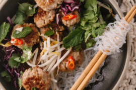 Vietnamese-inspired noodle bowl