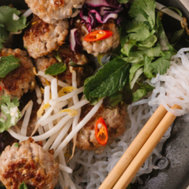 Vietnamese-inspired noodle bowl