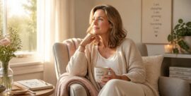 Midlife woman in soft morning light, reflecting on why her body feels different in menopause.