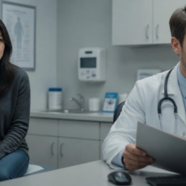 Woman in a doctor