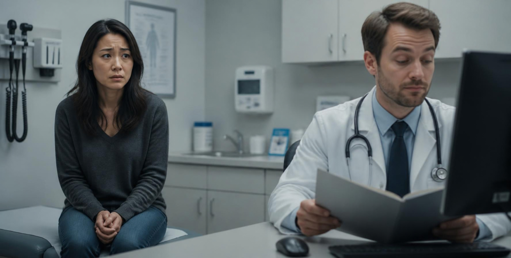 Woman in a doctor